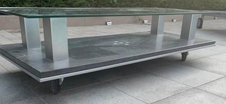 Salontafel met arduinen blad, Huis en Inrichting, Tafels | Salontafels, Ophalen