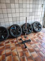 Zwarte velgen met banden, 255 mm, Banden en Velgen, Personenwagen, Ophalen