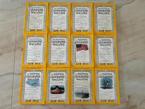 Oude tijdschriften National Geographic (USA) '59-'78, Livres, Journaux & Revues, Utilisé, Science et Nature, Enlèvement