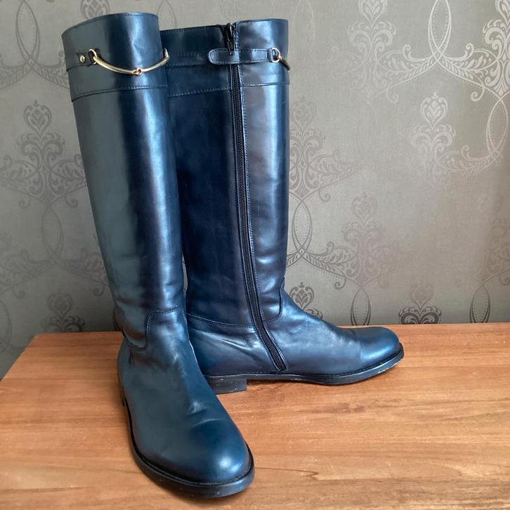 Laarzen Clarys blauw 39, Kleding | Dames, Schoenen, Zo goed als nieuw, Hoge laarzen, Blauw, Ophalen of Verzenden