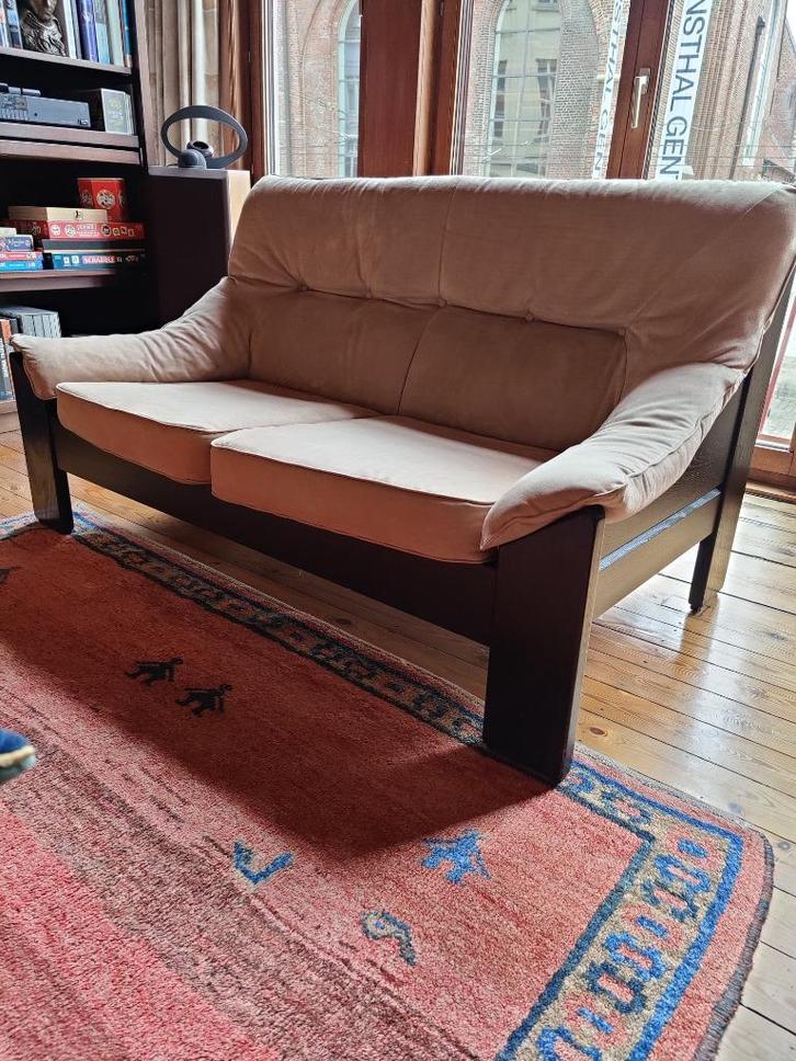 2-zit zetel 2 maal, Huis en Inrichting, Zetels | Zetels, Zo goed als nieuw, Rechte bank, Tweepersoons, 150 tot 200 cm, 75 tot 100 cm