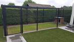 Tuinhek, Tuin en Terras, Met poort, Aluminium, Ophalen of Verzenden, Zo goed als nieuw