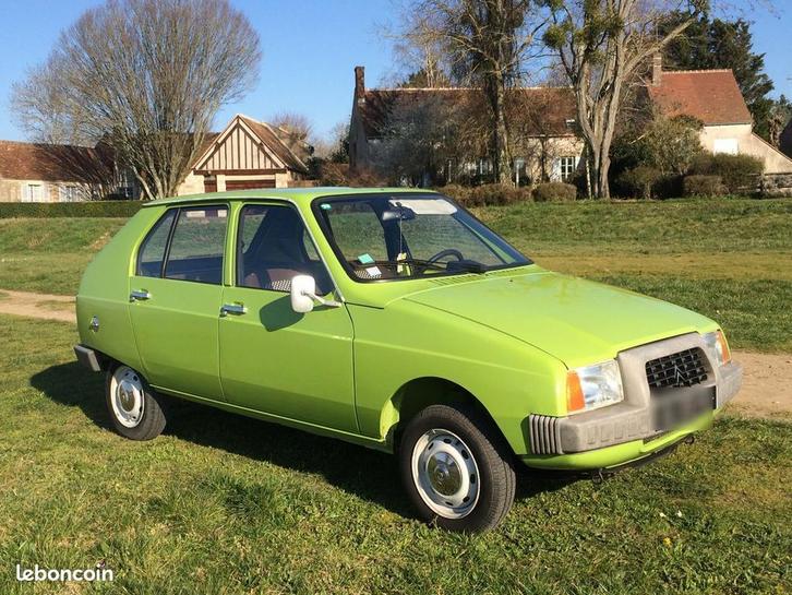 Citroen Visa club 1979, Autos, Oldtimers & Ancêtres, Particulier, Citroën, Essence, Berline, 4 portes, Boîte manuelle, Vert, Brun