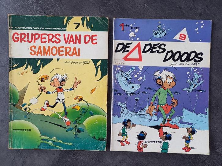 Strips de mini-mensjes, Boeken, Stripverhalen, Gelezen, Ophalen of Verzenden