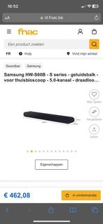 Samsung HW s60b sounbar te koop. Op te halen in Berchem, Audio, Tv en Foto, Soundbars, Ophalen, Bluetooth, Zo goed als nieuw