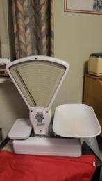 antieke Berkel weegschaal in emaille, Antiek en Kunst, Ophalen