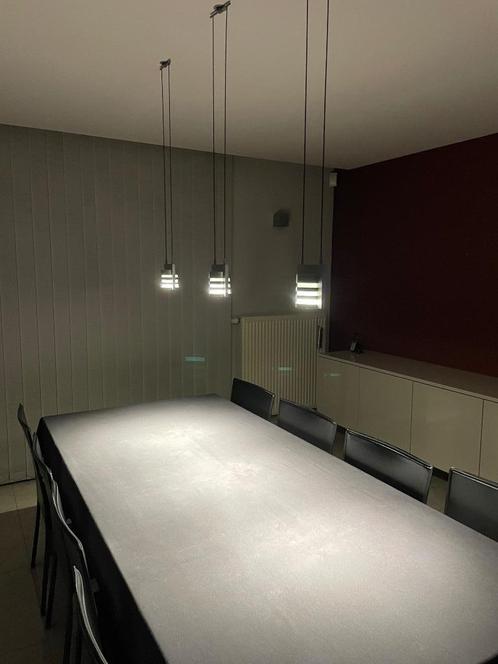 3 x Wever & Ducre Pongo 12V Led inbouw hangspot, Huis en Inrichting, Lampen | Hanglampen, Gebruikt, 75 cm of meer, Glas, Metaal