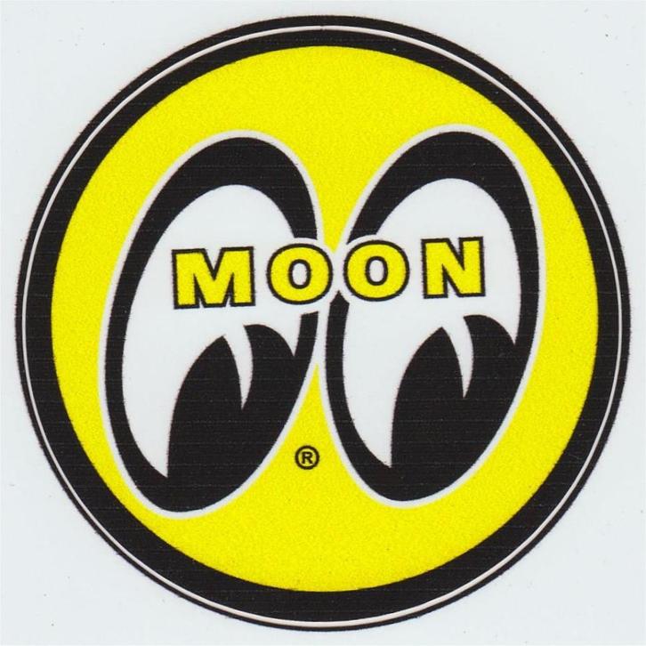 Mooneyes sticker #1, Motoren, Accessoires | Stickers, Verzenden