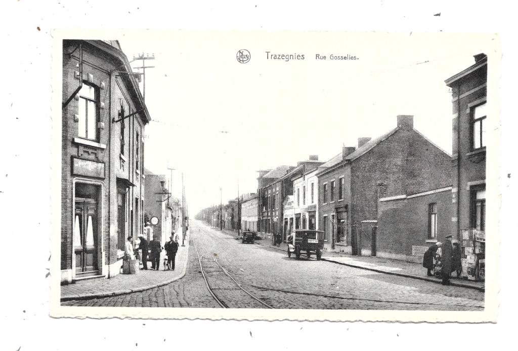 Trazegnies NA183: Rue Gosselies, Collections, Envoi, 1940 à 1960, Non affranchie, Hainaut
