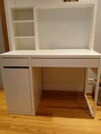 Bureau wit, 105x50cm Micke ikea, Ophalen of Verzenden, Gebruikt, Bureau