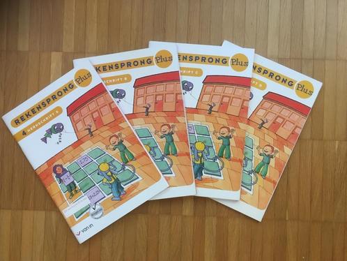 Rekensprong plus 4de leerjaar:  4 nieuwe werkschriften e.a., Boeken, Schoolboeken, Nieuw, Wiskunde A, BSO, Ophalen of Verzenden