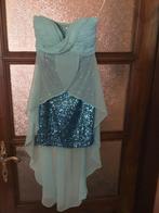 licht blauwe Glitter jurk gala kledij maat medium, Kleding | Dames, Jurken, Ophalen of Verzenden