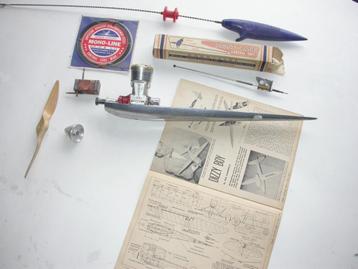 Vintage KIT vliegtuig speed control line rondvlucht  beschikbaar voor biedingen