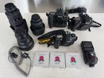 Nikon set – 3 camera’s, 3 lenzen & flits – €2250, Ophalen, Zo goed als nieuw, Spiegelreflex, Nikon