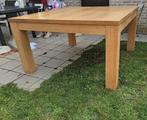 Tafel, hout, vierkant, Huis en Inrichting, Gebruikt, Verzenden, Vierkant, Vijf personen of meer