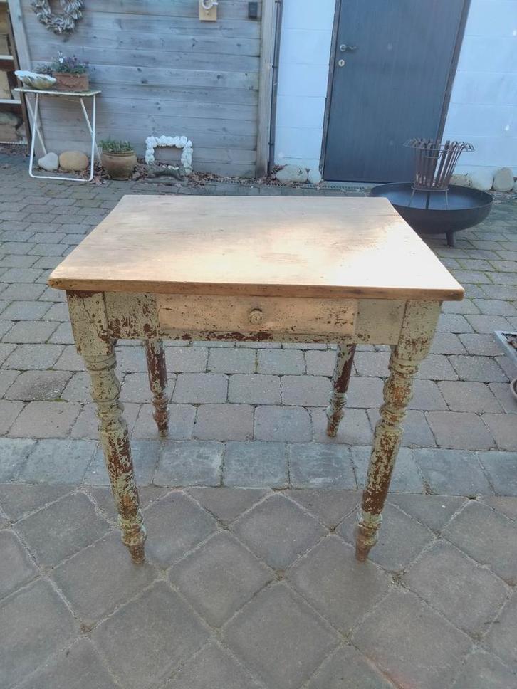 Table Brocante, Antiquités & Art, Antiquités | Meubles | Tables, Enlèvement