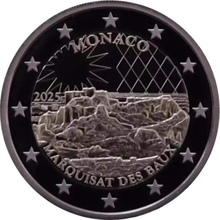 Monaco 2 Euro 2025 tweede uitgifte, Postzegels en Munten, Munten | Europa | Euromunten, 2 euro, Monaco, Ophalen of Verzenden