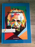 Boek: dit is onderzoek!, Boeken, Ophalen, Zo goed als nieuw