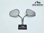 Set de rétroviseurs chromés, Motos, Enlèvement ou Envoi, Utilisé