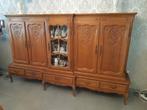 Eiken kasten Louis XV: dressoir 5deurs, Gebruikt, Ophalen