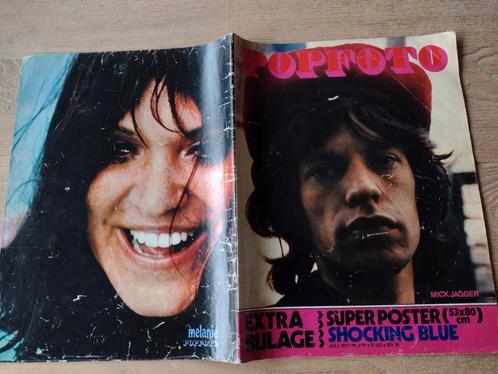 POPFOTO 7/1971: ROLLING STONES- poster CROSBY STILLS & NASH, Collections, Revues, Journaux & Coupures, Journal ou Magazine, 1960 à 1980