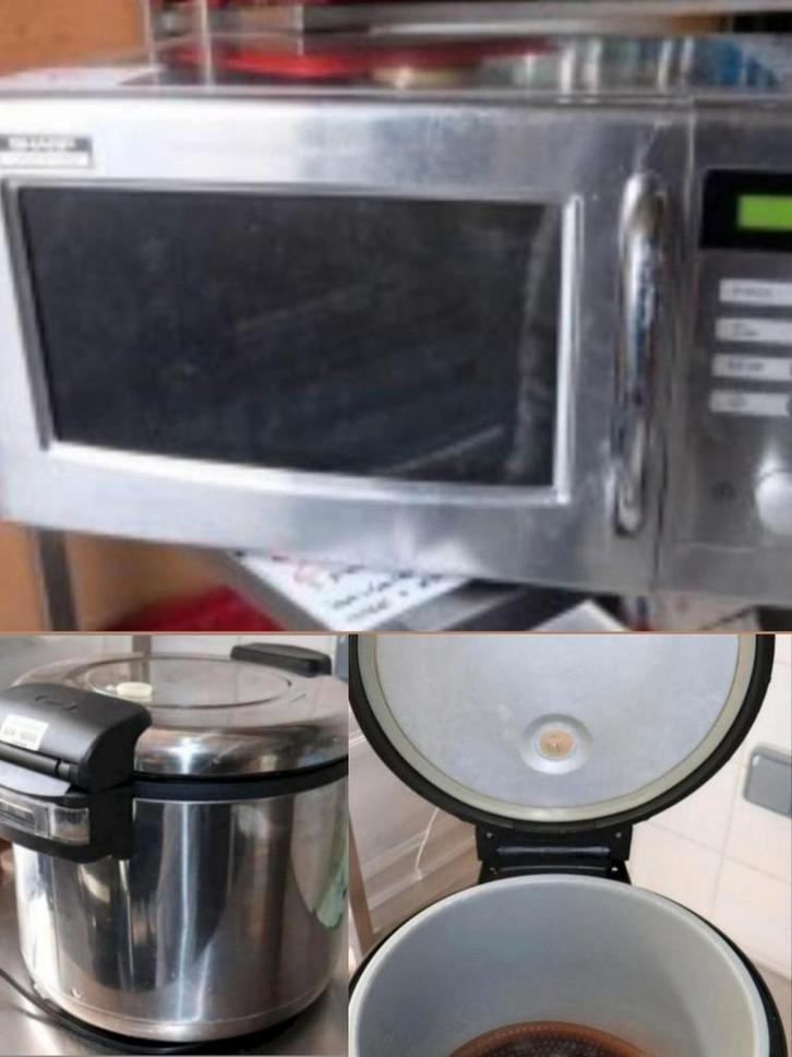 BEL ENSEMBLE Micro-ondes SHARP + BARTSCHER 8L Cuiseur à Riz, Elektronische apparatuur, Overige elektronische apparatuur, Gebruikt