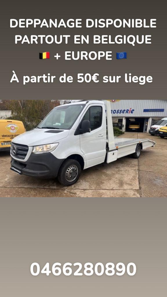DÉPANNAGE DÉPANNEUSE Mercedes sprinter, Auto's, Mercedes-Benz, Bedrijf, Overige modellen, Benzine, Euro 6, Overige carrosserie