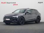 Audi Q8 e-tron Q8 e-Tron 89 kWh 50 Quattro S line, Auto's, Audi, Automaat, Q8, Zwart, Elektrisch
