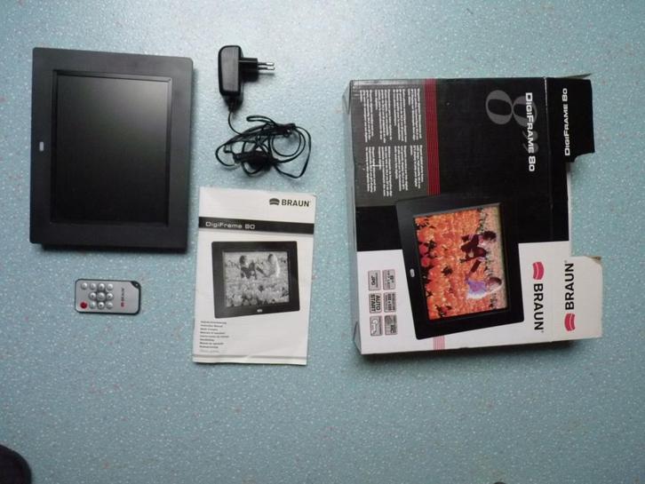 Cadre numérique, TV, Hi-fi & Vidéo, Photo | Cadres photos numériques, Comme neuf, 8 à 12 pouces, Télécommande, Enlèvement ou Envoi
