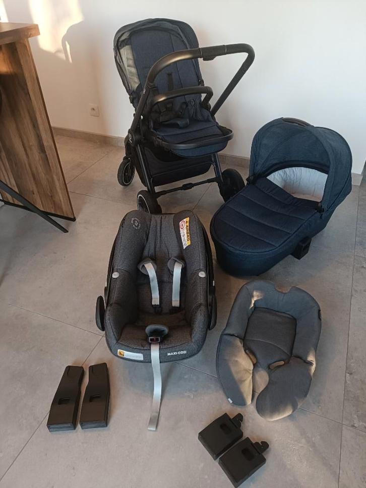 Ensemble poussette, landeau et maxi cosy avec accessoires, Enfants & Bébés, Poussettes & Combinaisons, Utilisé, Poussette, Autres marques