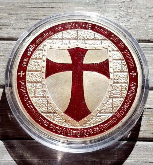Masonic Red Knight Templar Comm. Coin/Token - Freemason, Postzegels en Munten, Edelmetalen en Baren, Verzenden