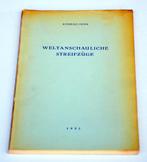 WELTANSCHAULICHE STREIFZÜGE Philosophie de Konrad Herk 1952, Livres, Philosophie, Métaphysique ou Philosophie naturelle, Utilisé