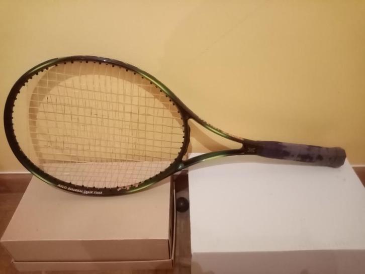 Raquette de tennis "EXEL" + housse de protection., Sport en Fitness, Tennis, Zo goed als nieuw, Racket, Ophalen