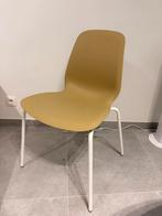 4 Skalsta stoelen (olijfgroen met witte poot) IKEA, Autres couleurs, Comme neuf, Synthétique, Enlèvement