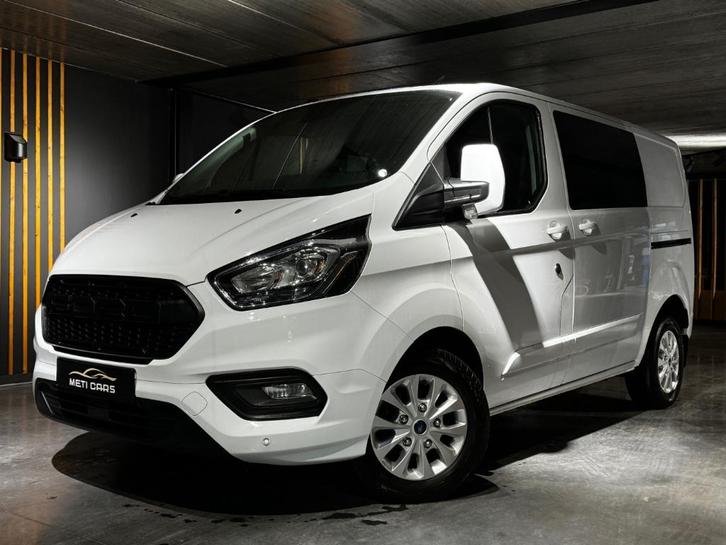 Ford Transit Custom 2.0 TDCi L1H1 Limited Dubbel Cabine, Auto's, Ford, Bedrijf, Te koop, Transit, ABS, Achteruitrijcamera, Adaptieve lichten