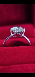 2,05 ct Lab-Grown Diamant Solitair Ring, hrd ant certificaat, Handtassen en Accessoires, Ringen, Wit, Nieuw, Ophalen of Verzenden