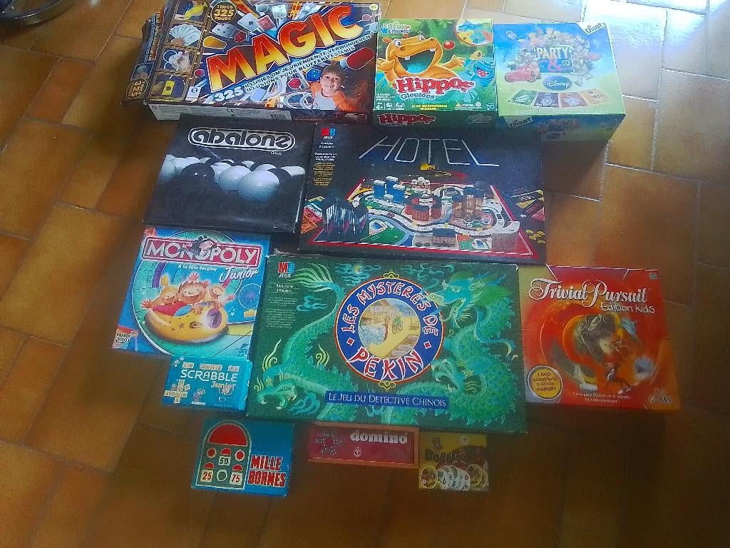 Lot de jeux de societe mb hasbro 35 euros le tout, Enlèvement, Utilisé