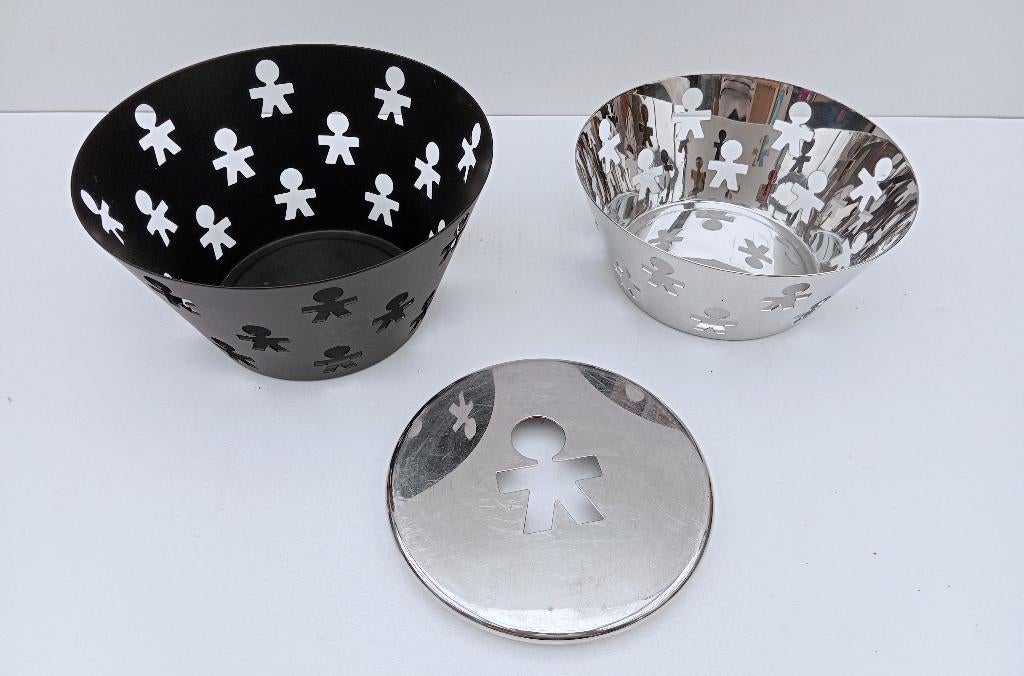 ALESSI fruitschalen onderzetter 3 stuks samen 50 euro, Ophalen of Verzenden, Gebruikt