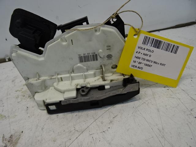 PORTIERSLOT RECHTS VOOR Volkswagen Polo V (6R) (5K1837016E), Auto-onderdelen, Carrosserie, Volkswagen, Voor, Rechts, Gebruikt