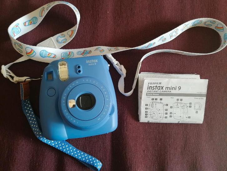 Fujifilm INSTAX mini 9 Special Pack Blue, TV, Hi-fi & Vidéo, Appareils photo analogiques, Comme neuf, Fuji, Envoi