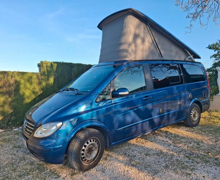 Mercedes Viano Marco Polo 2.2 CDI Automaat – Camper (2008), Caravans en Kamperen, Mobilhomes, Particulier, tot en met 4, Buscamper of Camperbus
