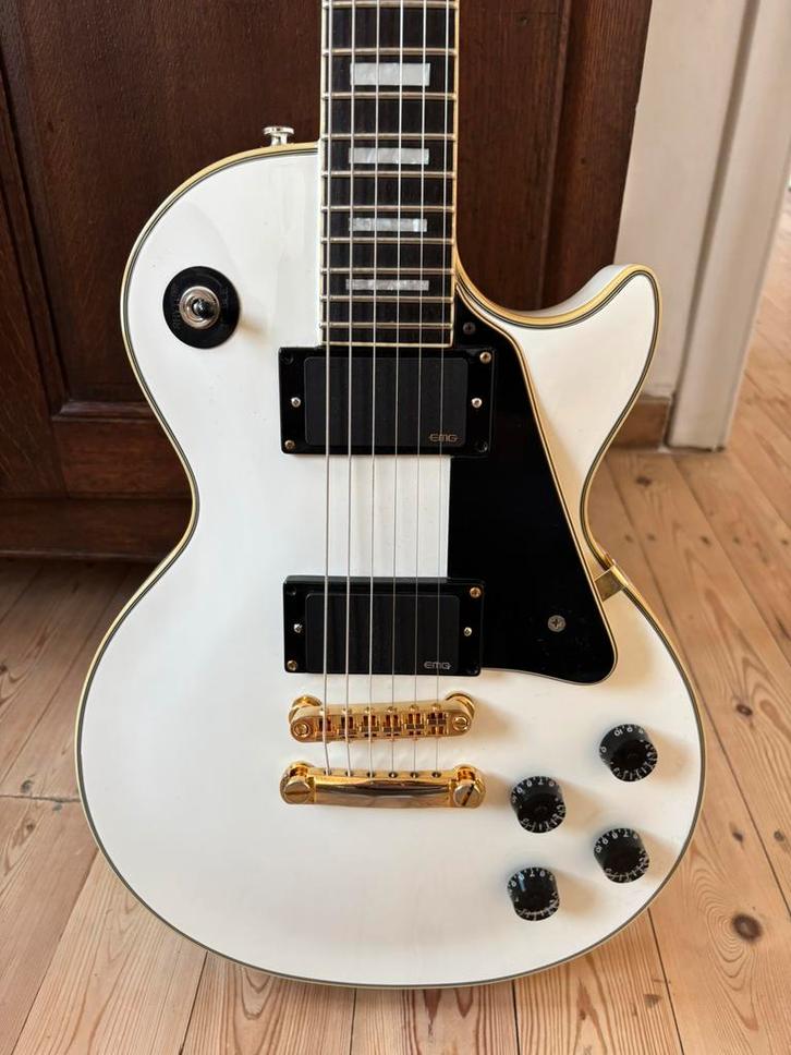 Epiphone les paul custom, Muziek en Instrumenten, Snaarinstrumenten | Gitaren | Elektrisch, Zo goed als nieuw, Epiphone, Ophalen