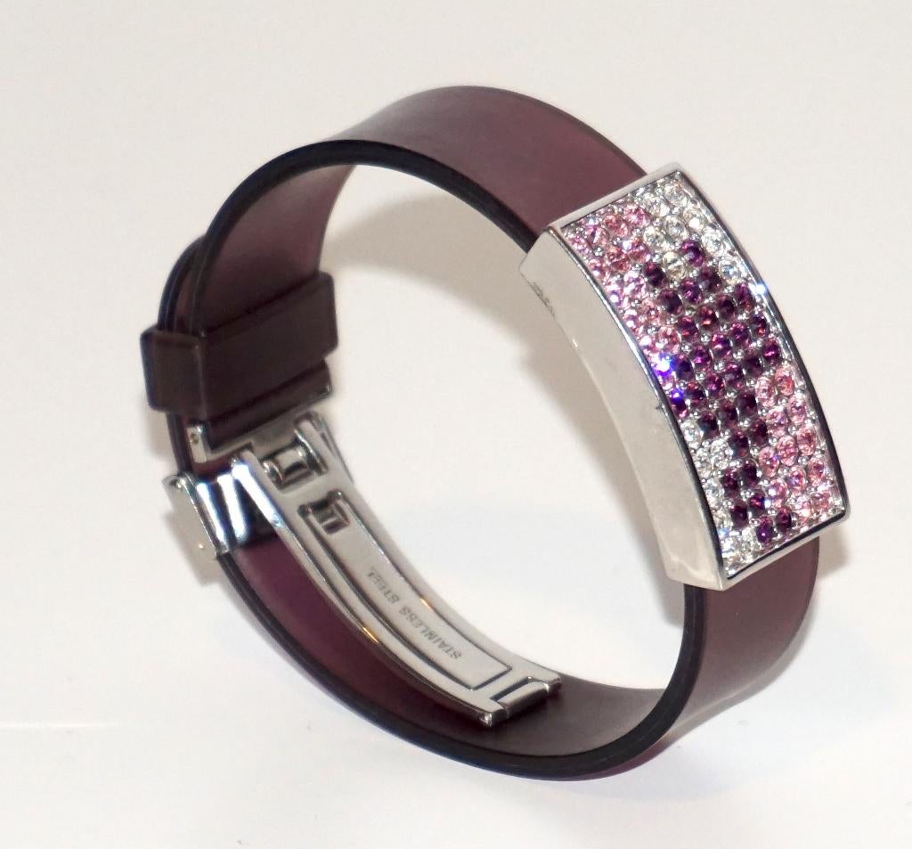 Bracelet en Cristal de Marque Swarovski Authentique, Bijoux, Sacs & Beauté, Enlèvement ou Envoi, Avec cristal, Utilisé, Autres matériaux