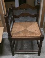 Houten gebiesde hoek of telefoonstoel, Antiek en Kunst, Curiosa en Brocante, Ophalen