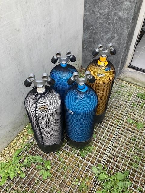 Duikflessen, Watersport en Boten, Duiken, Gebruikt, Duikfles, Ophalen