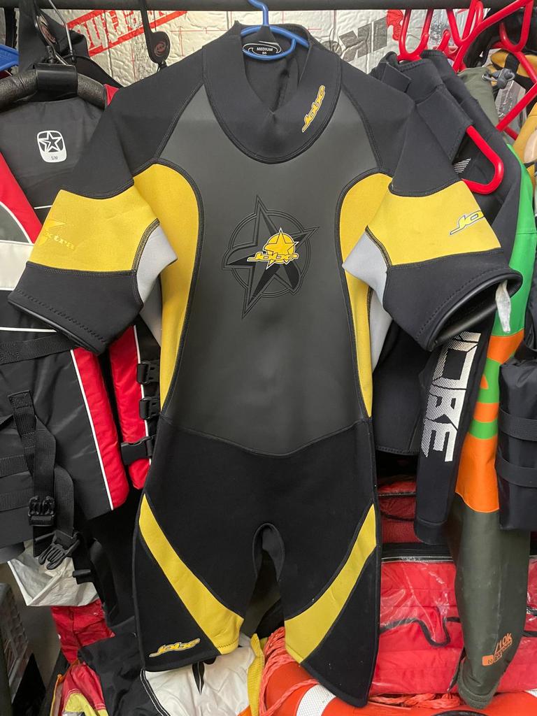 Heren wetsuit shorty, Enlèvement, Utilisé