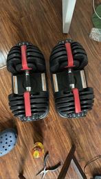 Verstelbare dumbells samen tot 48KG, Gebruikt, Krachtstation, Ophalen of Verzenden, Metaal