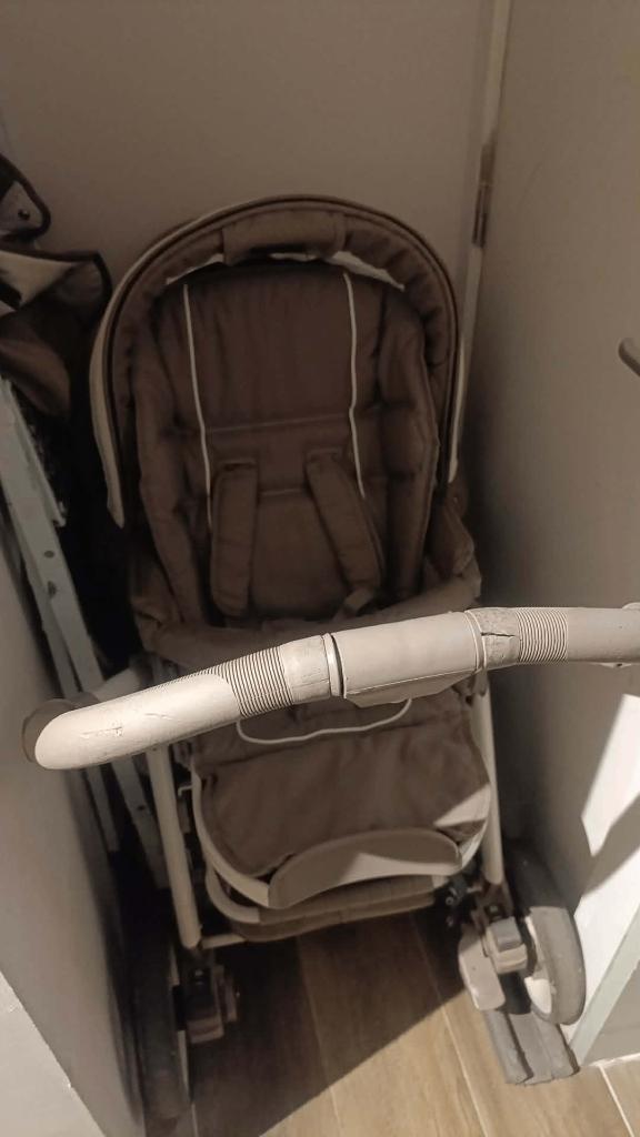 Gratis kinderwagen, Kinderen en Baby's, Kinderwagens en Combinaties, Gebruikt, Kinderwagen, Overige merken, Verstelbare duwstang