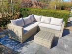 Tuin loungeset set beige/ grijs. Bijna nieuw!, Tuin en Terras, Tuinsets en Loungesets, Ophalen, 5 zitplaatsen, Bank, Zo goed als nieuw