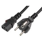 C13 Voedingskabel Apparaatstekker PC Recht 1,80 meter Zwart, Ophalen of Verzenden, Gebruikt